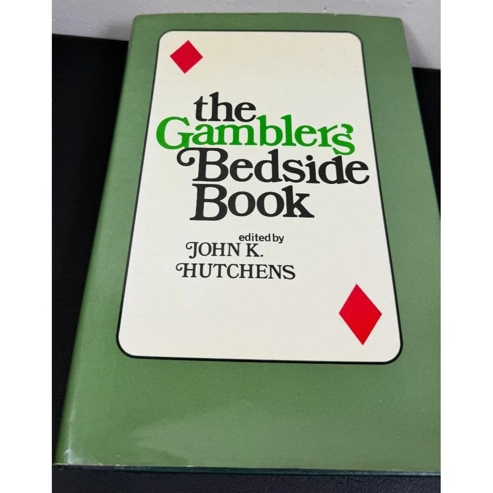 John K HUTCHENS The Gambler's Bedside Book 1977 Combo of Fiction & Nonfiction